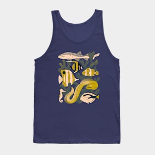 Coral Fishes Tank Top